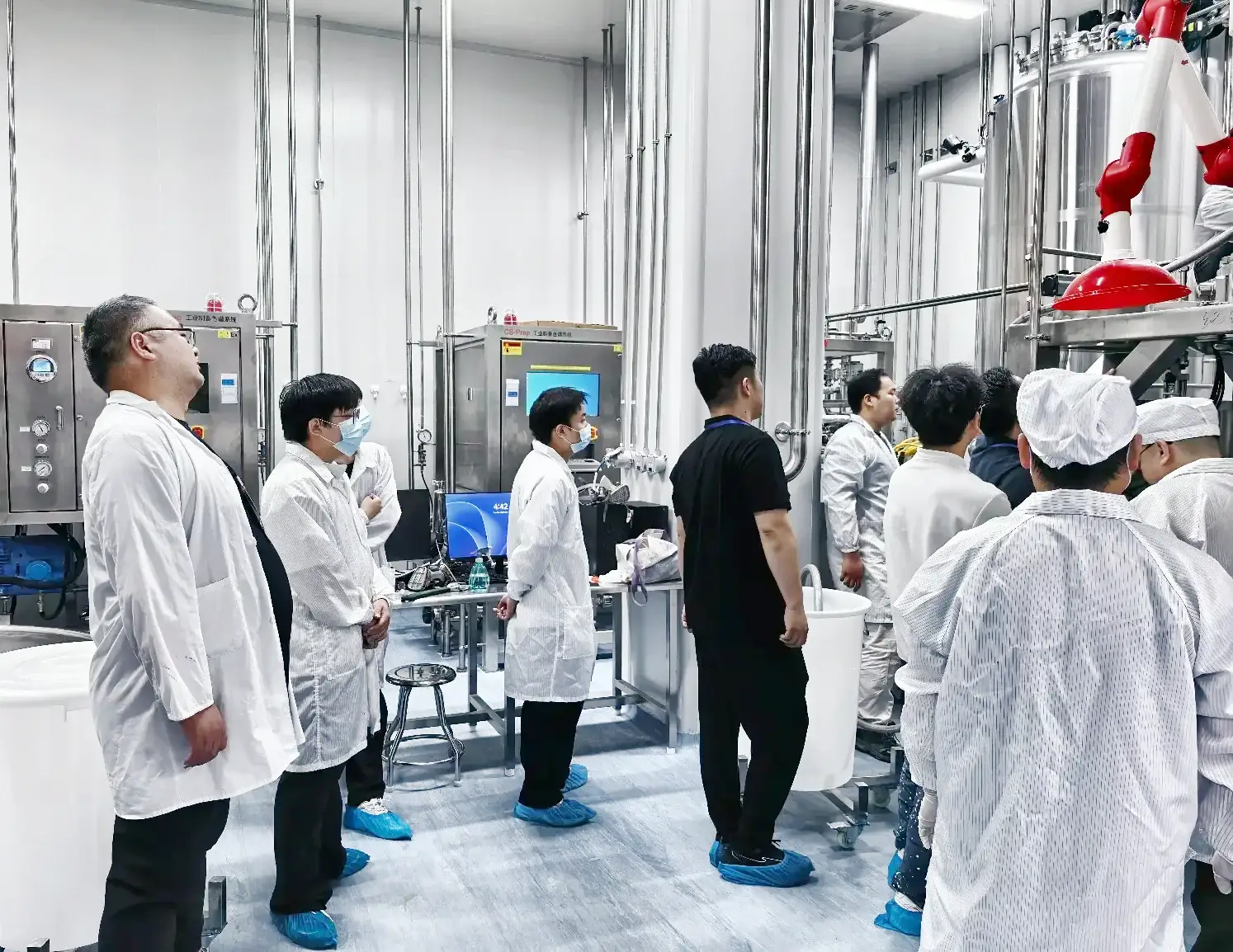 客户现场增压器安装应用